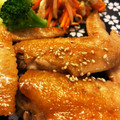 myuryomama's cooksnap of when they made 簡単焼くだけ !？絶品手羽先の甘辛煮.