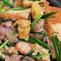 あずき759's cooksnap of when they made ♡厚揚げと豚肉のニラ卵炒め♡.