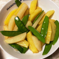 クックMY6WU8☆'s cooksnap of when they made シャキッ♡絹さやとじゃがいもの和風炒め♡.