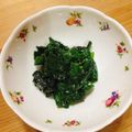 ynua♡'s cooksnap of when they made つるむらさきとわかめのナムル.