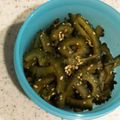 SusuGula's cooksnap of when they made ♪もう1品にどうぞ！ゴーヤの甘辛煮.