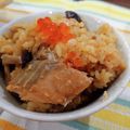 しまあか's cooksnap of when they made 鮭のこくうまバター醤油炊き込みご飯.