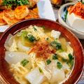 シルバニア's cooksnap of when they made 簡単美味！ほうれん草とワンタンの卵スープ.