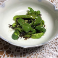 chi−ちゃん's cooksnap of when they made レンジで簡単　ピーマンの塩昆布和え.
