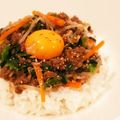 Aloha☆★'s cooksnap of when they made 肉みそ丼/七尾市学校給食.