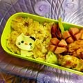 たにたーに's cooksnap of when they made おすわりネコちゃん＊キャラ弁.