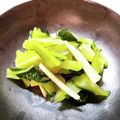 さつき⭐ママ's cooksnap of when they made ケール(茎)の浅漬け♪.