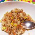 ブタの小路's cooksnap of when they made 冷凍と缶で簡単！シーチキンチャーハン.