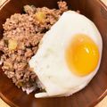 IKUSHIO's cooksnap of when they made ワンプレート。なすとひき肉の甘辛.