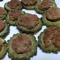りゆじゆのばあば's cooksnap of when they made ゴーヤの肉詰め.