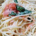 ＹＡＥＲ's cooksnap of when they made 大葉と茗荷香る明太子スパサラ.
