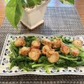 suwaina's cooksnap of when they made 冷凍ベビーホタテと小松菜のバター炒め.