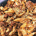 なーなちゃん's cooksnap of when they made お弁当に✿醤油麹で牛肉と舞茸の旨炒め☆.