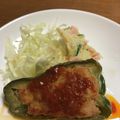 daikanon's cooksnap of when they made ハンバーグ　簡単ピーマンの肉詰め.