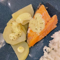 72_c_27's cooksnap of when they made 北海道産秋鮭のレンジ蒸しチーズマヨソース.