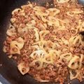 みちほ's cooksnap of when they made 子供喜ぶ！れんこんとひき肉の混ぜご飯.