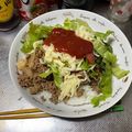 しみぴょんもか応援隊's cooksnap of when they made 簡単☆タコライス.