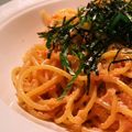 あさぱん15's cooksnap of when they made 大葉たっぷり！本格的！たらこスパゲティ.