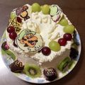 a_kk_i's cooksnap of when they made キャラケーキ（チョコプレート）キティ.