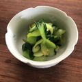 栗丸うさぎ's cooksnap of when they made 青梗菜の柚子胡椒お浸し.