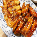 ツルコ's cooksnap of when they made ☆簡単♪名古屋風！甘辛手羽先唐揚げ☆.