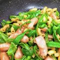 マダムカフェ♡'s cooksnap of when they made 簡単！ウインナーとピーマンのカレー炒め♪.