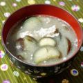 ふうはっちゃん's cooksnap of when they made ✽味噌汁にひき肉入れちゃいました✽.