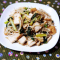ふうはっちゃん's cooksnap of when they made 簡単もやしと厚揚げ豆腐のちゃちゃっと炒め.