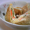 うめぃ's cooksnap of when they made 揚げ玉（玉子in油揚げのたいたん）.