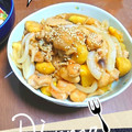 向日葵nyanko♪'s cooksnap of when they made 栗と舞茸と鶏肉の甘辛炒め.