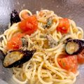 meeko1020's cooksnap of when they made トマトとツナと大葉の冷製パスタ.