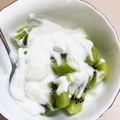 ☆yopipi's cooksnap of when they made キウイのヨーグルトサラダ.
