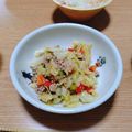 Avanti20's cooksnap of when they made 豚ひき肉とキャベツの炒め物.