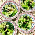 ふたごゆき's cooksnap of when they made キャベツと小松菜の海苔ピーナッツ和え.