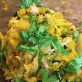 saki1010's cooksnap of when they made かぼちゃとツナと玉葱のマヨ醤油サラダ.