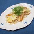 バカリャウ's cooksnap of when they made m竹輪ともやしと卵の甘辛炒め.