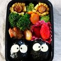 ナリボー's cooksnap of when they made お弁当に♪♪ひまわりウインナー☆キャラ弁.
