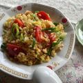 トミュー？'s cooksnap of when they made 我が家人気No.1★レタストマト炒飯.