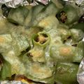 なつっこりー's cooksnap of when they made ししとうのホイルチーズ焼き.