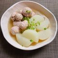 ころわんの母さん's cooksnap of when they made 大根と鶏団子の煮物、柚子胡椒味.
