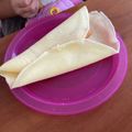 105♡'s cooksnap of when they made もちもちクレープ生地.