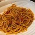 肉まんよりピザまん派's cooksnap of when they made ランチに！豚こまとトマトのパスタ.