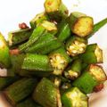 は～もにぃ's cooksnap of when they made 簡単!☆オクラのガーリック醤油☆炒め♪.