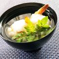 辰夫女子's cooksnap of when they made 海老しんじょうの吸い物　袋1枚簡単調理.