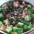 クック美月's cooksnap of when they made おくらとカニカマの簡単もずく和え.