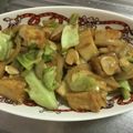 shuuuu☆'s cooksnap of when they made 簡単厚揚げとキャベツの味噌炒め.