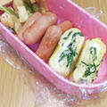 えりこ82☆'s cooksnap of when they made お弁当に♪しらすと大葉の卵焼き(^^)v.