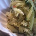 cicamama's cooksnap of when they made セロリ＆キュウリのピリ辛炒め.