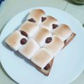 マリ丼's cooksnap of when they made S'moreトースト（チョコマシュマロ）.