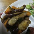 凪なぎ's cooksnap of when they made かぼちゃとナスのデパ地下風サラダ★.